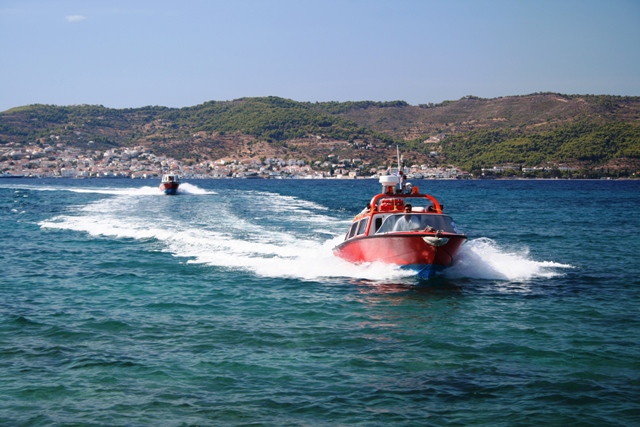 Spetses Island - Water-taxis are the quickest way to reach Spetses